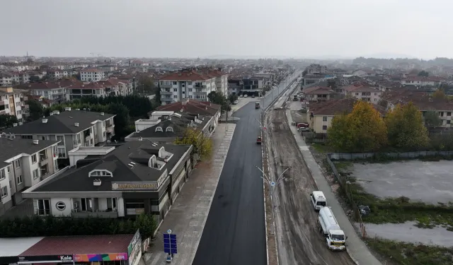 Sakarya'dan Ahmet Yesevi Caddesi'ne yenilik çalışması