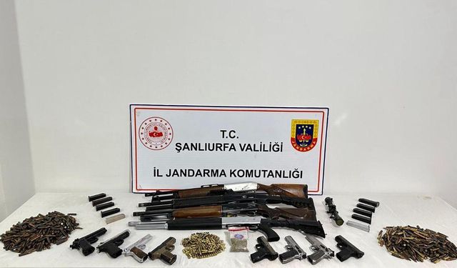 Şanlıurfa'da silah kaçakçılığı operasyonunda 5 şüpheli yakalandı