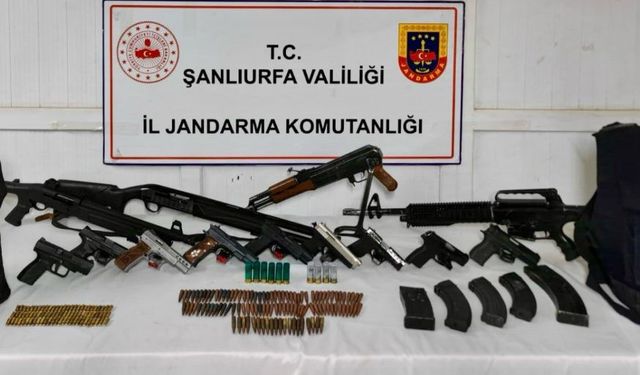 Şanlıurfa'da silah kaçakçılığı operasyonunda 7 zanlı yakalandı