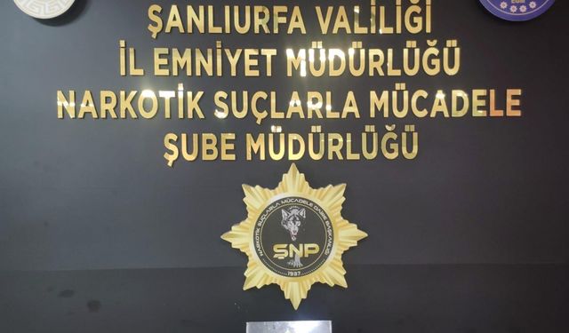 Şanlıurfa'da uyuşturucu operasyonunda 2 kişi yakalandı