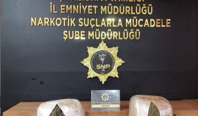 Şanlıurfa'da uyuşturucu operasyonunda 2 şüpheli yakalandı