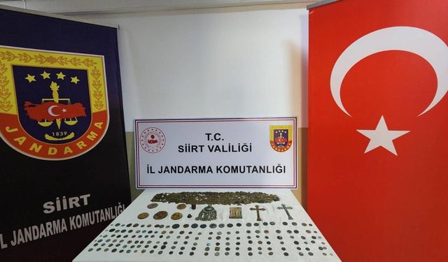 Siirt'te 3 bin 226 sikke ve obje ele geçirildi