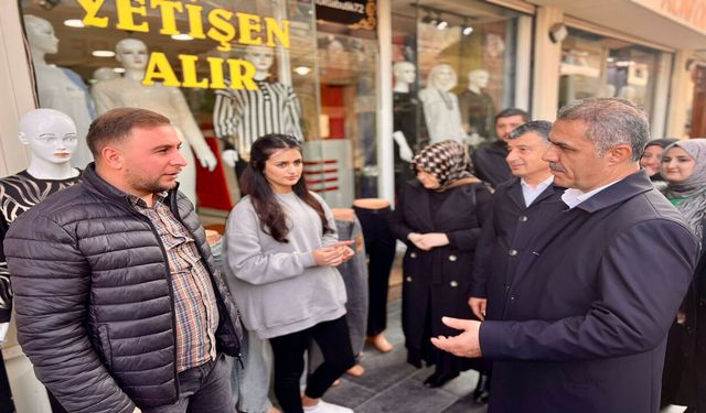 AK Parti İl Başkanı Hüseyin Şansi’den Esnaf Ziyareti