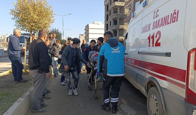 Adıyaman'da devrilen motosikletin sürücüsü ağır yaralandı