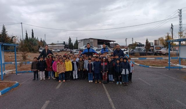 Adıyaman'da öğrencilere trafik ve çevre bilinci eğitimi verildi