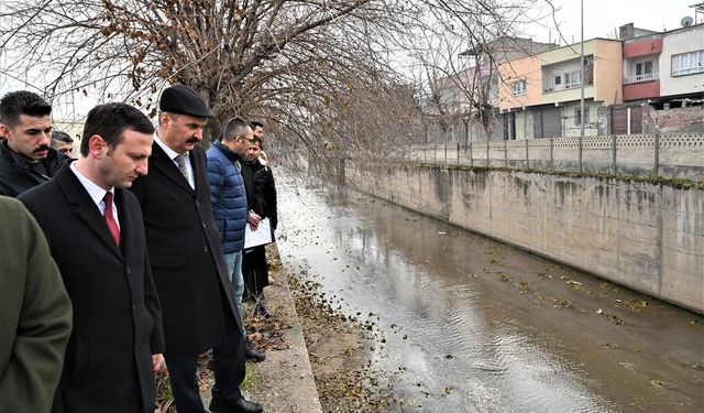 Vali Canalp, İluh Deresi Projesi'ni Yerinde İnceledi