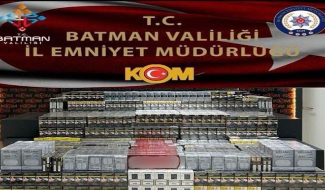 Batman'da Sigara Kaçakçılığıyla Mücadele Başarılı Sonuçlandı