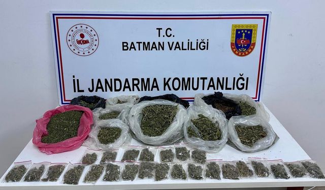 Batman'da 6 Kilo Esrar Ele Geçirildi