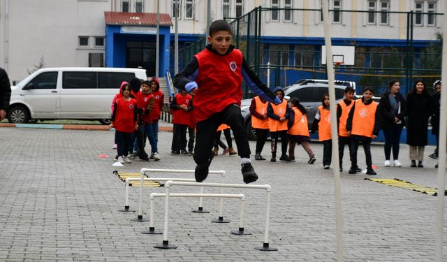 Batman'da Okulllara Spor Parkuru