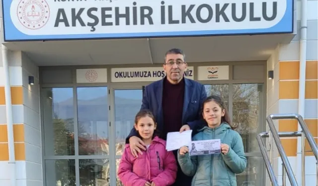 Konya'da Akşehir İlkokulu'nda anlamlı yardım kampanyası