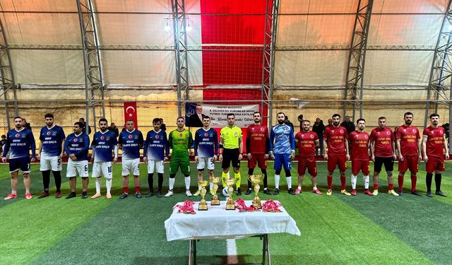 Midyat'ta kurumlar arası futbol turnuvası sona erdi