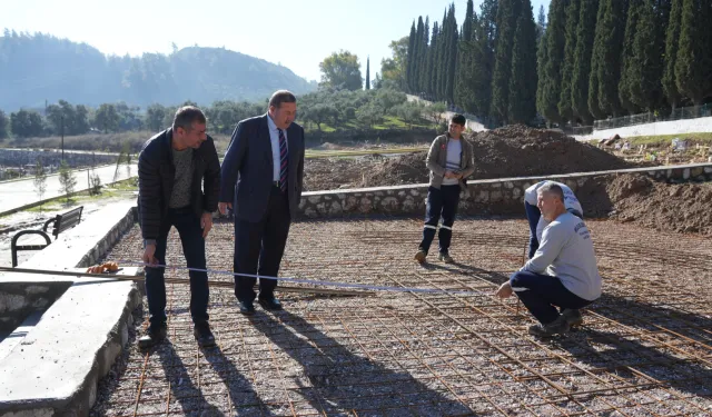 Muğla Milas'ta şehitlik için çalışmalar başladı