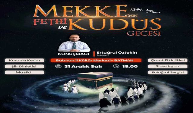 Milli Gençlik Vakfı, Mekke’nin Fethi’ni ve Kudüs’ü Anıyor