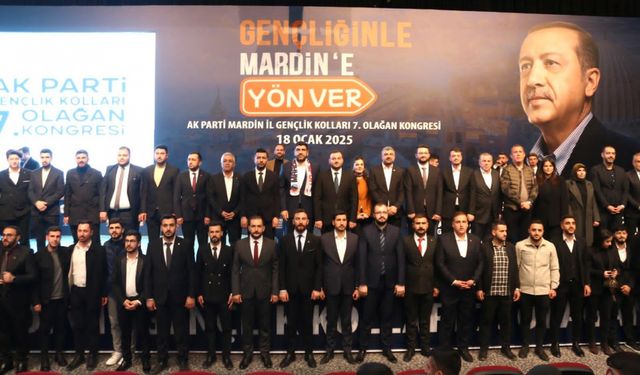 AK Parti Mardin İl Gençlik Kolları 7. Olağan Kongresi yapıldı