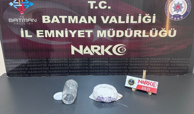 Batman'da 288 Gram Kokain İle Yakalanan Zanlı Tutuklandı