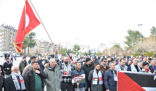 Diyarbakır ve Mardin'de Gazze'deki ateşkese ilişkin açıklama yapıldı