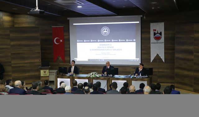 Diyarbakır'da "İl Koordinasyon Kurulu Toplantısı" düzenlendi