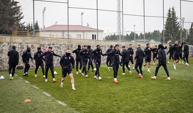 Gaziantep FK, Samsunspor maçının hazırlıklarını sürdürdü