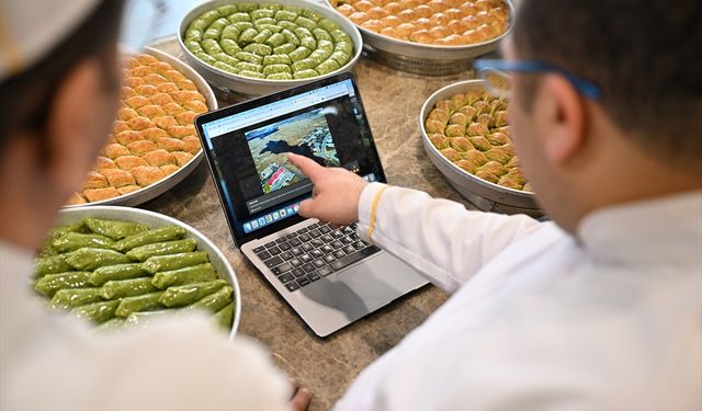 Gaziantepli baklavacılar AA'nın "Yılın Kareleri" oylamasına katıldı