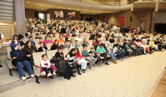 Gaziantep'te yarıyıl tatilinde çocuklar için tiyatro etkinliği düzenlendi