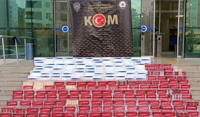 Şanlıurfa'da kaçakçılık operasyonunda 1 şüpheli yakalandı