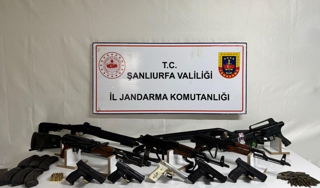 Şanlıurfa'da silah kaçakçılığı operasyonunda 6 zanlı yakalandı