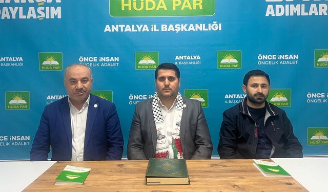 HÜDA PAR'dan Kur'an'a Saygısızlığa Sert Tepki