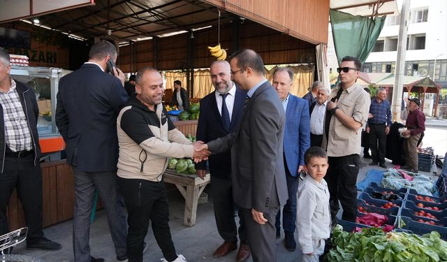 Cizre Kaymakamı Baycar, esnafı ziyaret etti