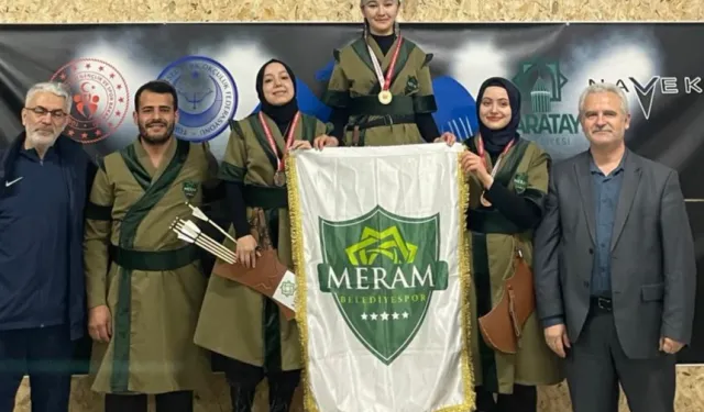 Geleneksel okçulukta zirve; Meram Belediyespor’un
