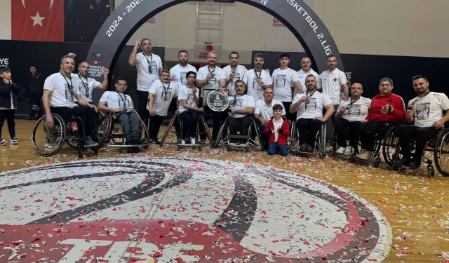 Malatya'da Tekerlekli Basketbol Takımı 1. lige yükseldi