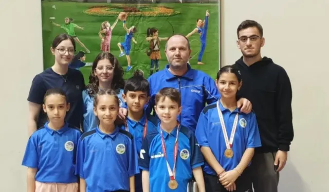 Sakarya'nın yetenekli raketleri kürsünün sahibi oldu