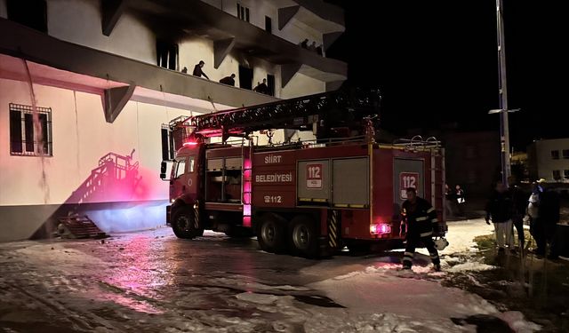 Siirt'te terlik fabrikasında çıkan yangın söndürüldü