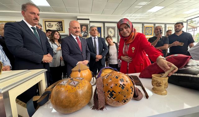 Adıyaman Halk Eğitim Merkezi yıl sonu sergisi açıldı