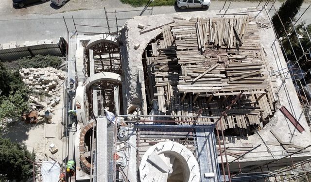 Adıyaman'da depremde yıkılan tarihi Kurşunlu Cami bu yıl yeniden ibadete açılacak