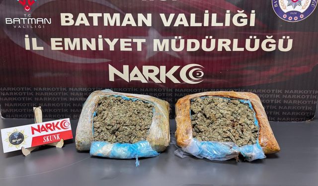 Batman Otobüsünde Narkotik Baskını