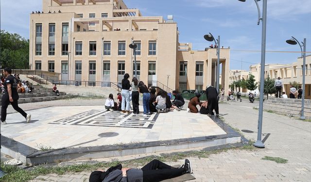 Mardin'de acil durum ve ilk yardım tatbikatı yapıldı