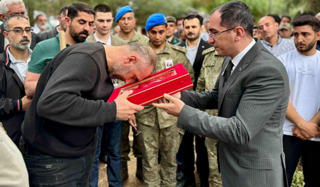 Mardin'de vefat eden Kıbrıs gazisi son yolculuğuna uğurlandı