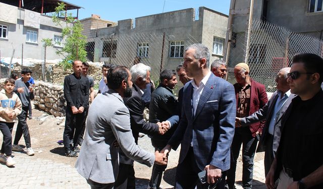 MHP Siirt İl Başkanı Tükenmez, Eruh'ta köy ziyaretlerinde bulundu