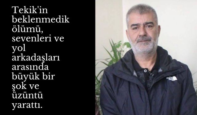 DEM Parti İl Eşbaşkanı Mustafa Tekik Vefat Etti