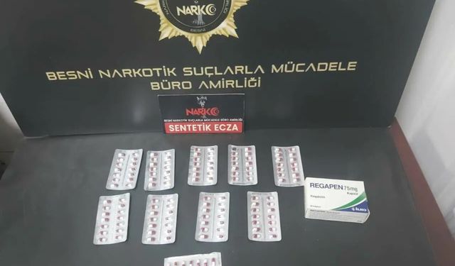 Adıyaman’da uyuşturucu hap ele geçirildi