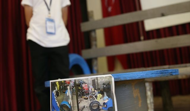 Atık malzemeler köy okulu öğrencilerinin eliyle hayat buldu