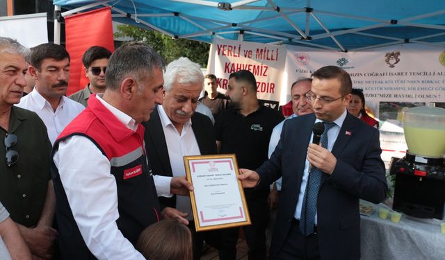 Coğrafi işaretle tescillenen 'Cizre limonatası' tanıtıldı