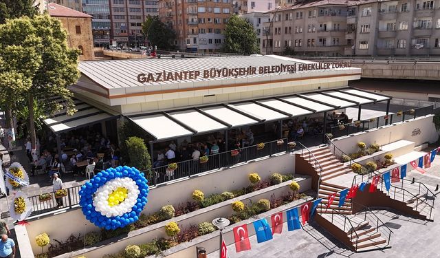 Gaziantep'te 'Emekliler Lokali' açıldı