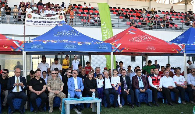 Gaziantep'te mahalleler arası futbol turnuvası başladı