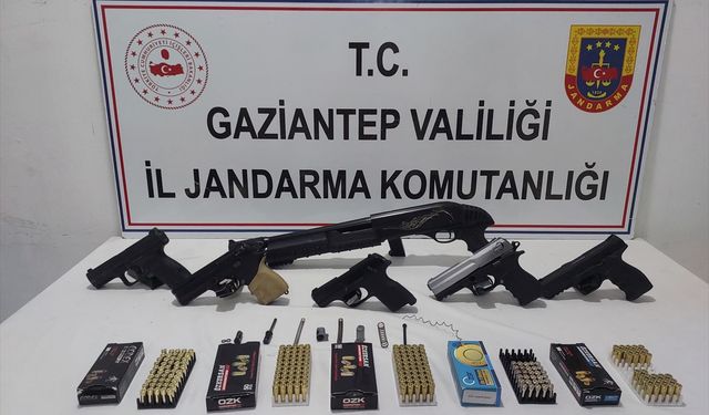 Gaziantep'te silah kaçakçılığı operasyonunda 1 zanlı tutuklandı