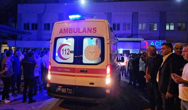 Siirt'te, düğünde silahlı saldırı sonucu 1 kişi öldü, 3 kişi yaralandı