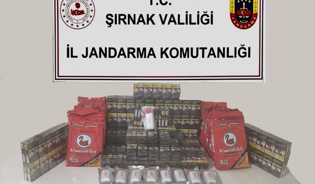 Şırnak'ta kaçakçılık operasyonlarında 13 kişi hakkında işlem yapıldı