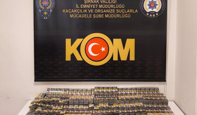 Şırnak'ta kaçakçılık operasyonlarında 41 şüpheli hakkında adli işlem yapıldı