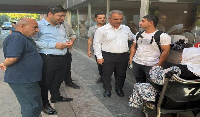 AK Parti Batman İl Başkanı Şansi'den Hastalara Moral Ziyareti