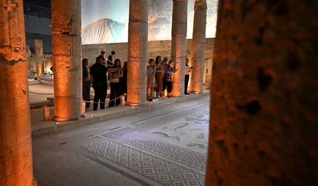 Zeugma Mozaik Müzesi'ni bayramda 15 bin 600 kişi ziyaret etti